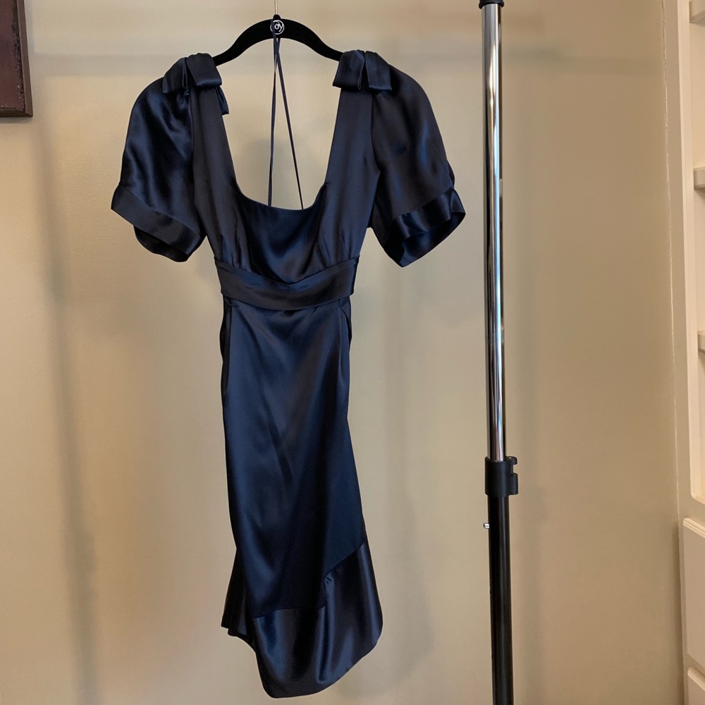 Rebecca Taylor Short Blue Dress